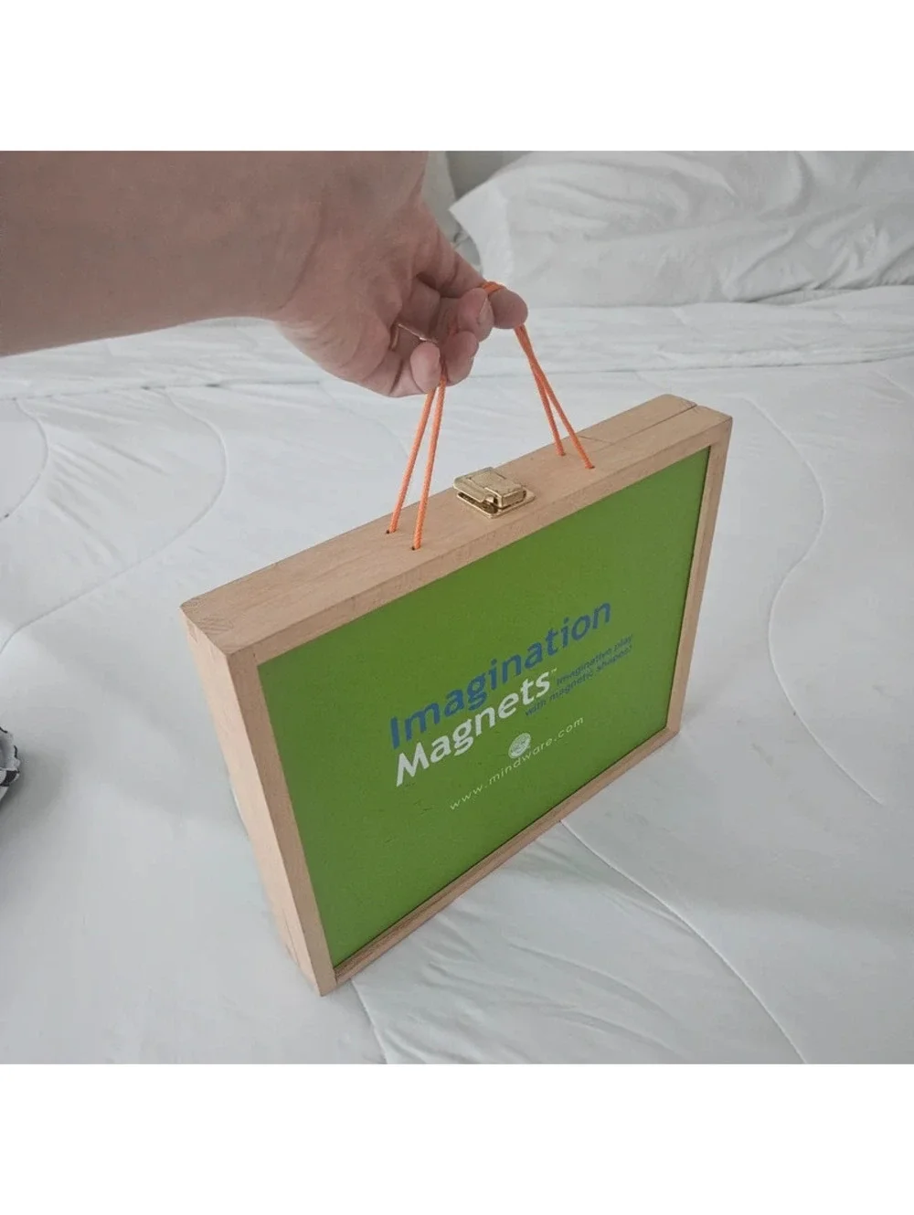 MindWare Imagination Magnets Wooden Magnetic Pattern Puzzle Set